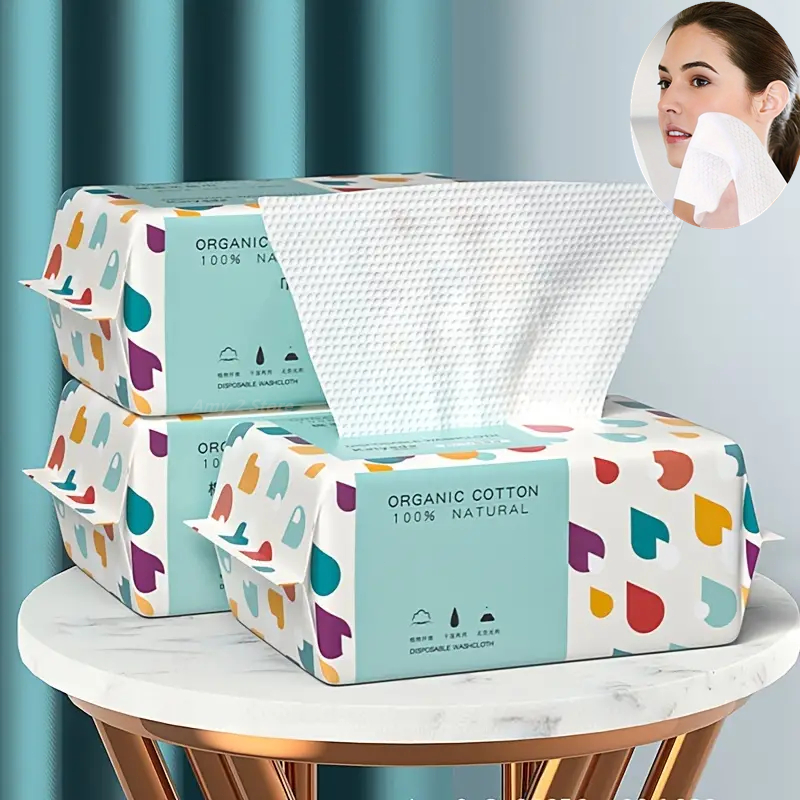 Skincare Only You - Toalla facial gruesa desechable 100 algodón,