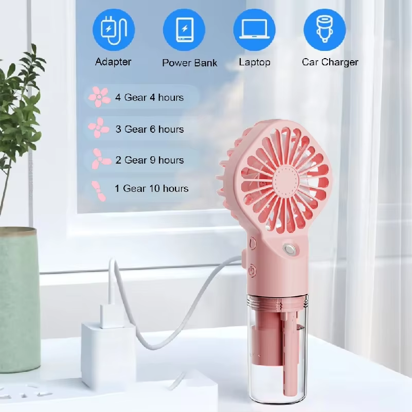 Skincare Only You - Ventilador de Mano con 4 Ajustes