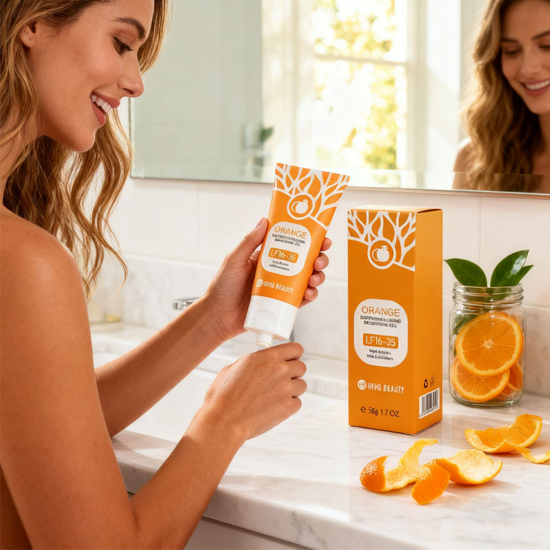 Aha Bha Exfoliant - Gel exfoliante con enzimas de naranja,