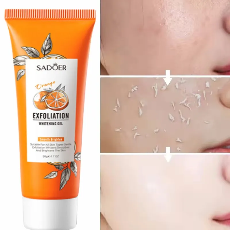 Aha Bha Exfoliant - Gel exfoliante de color naranja, exfoliante