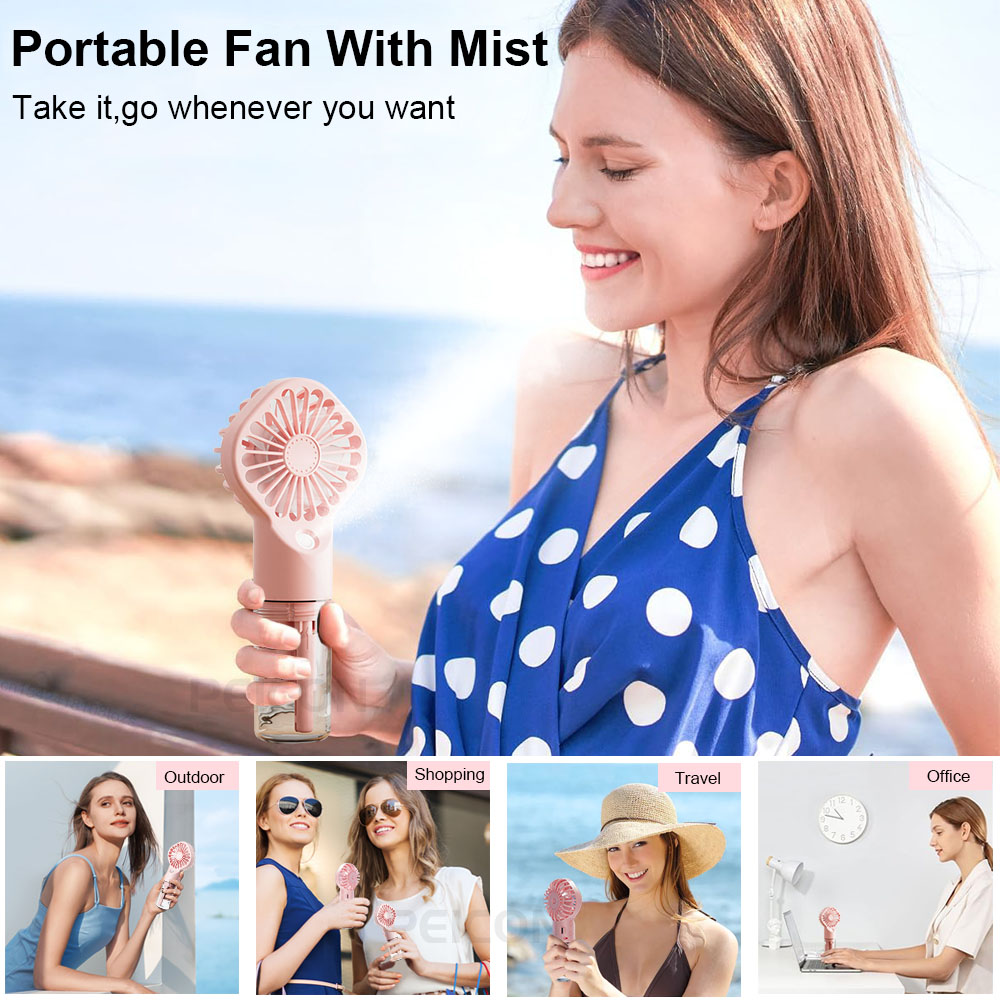 Ventilador de Mano con 4 Veloc - Skincare Only You reseña y precio