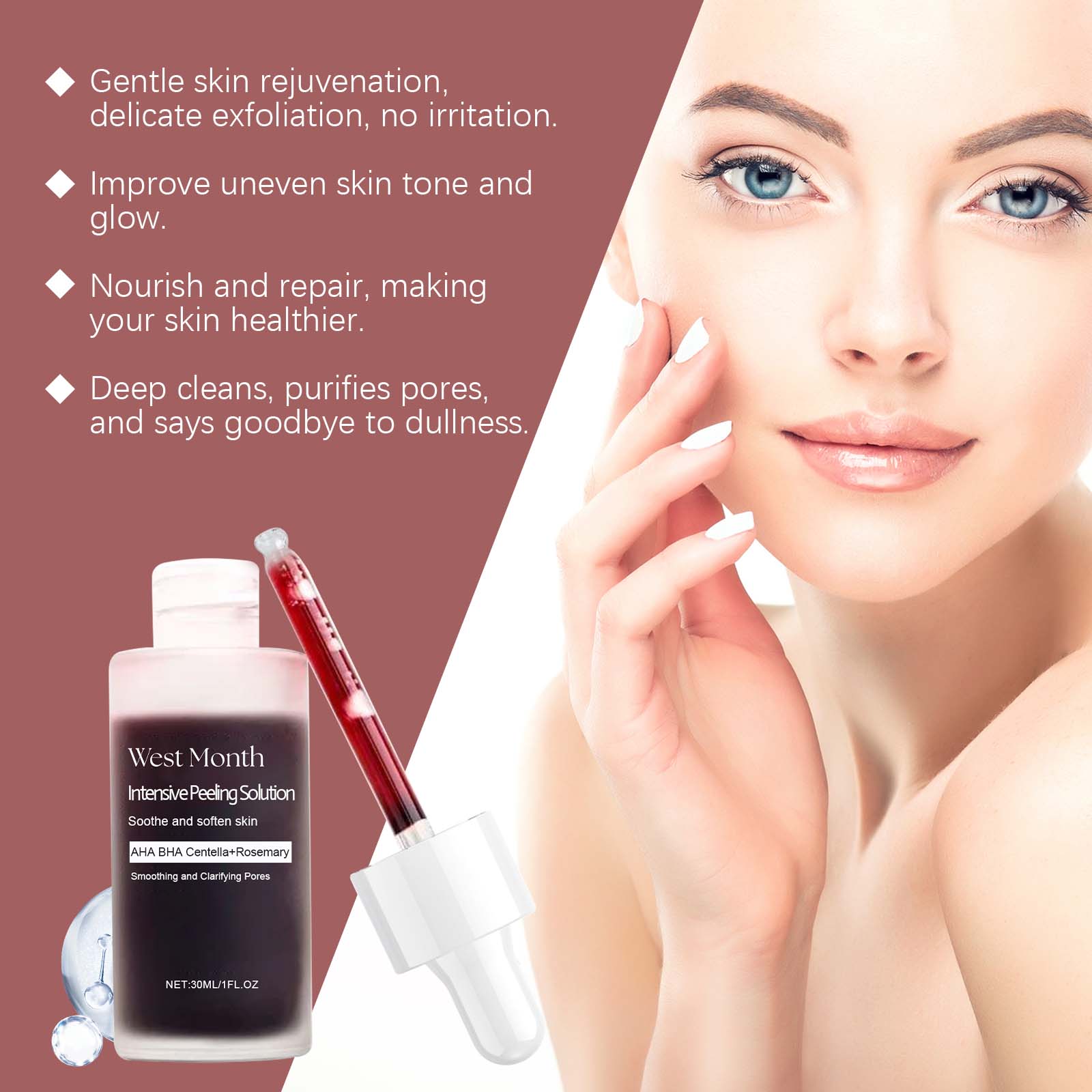 Suero Facial exfoliante antiac - Aha Bha Exfoliant reseña y precio