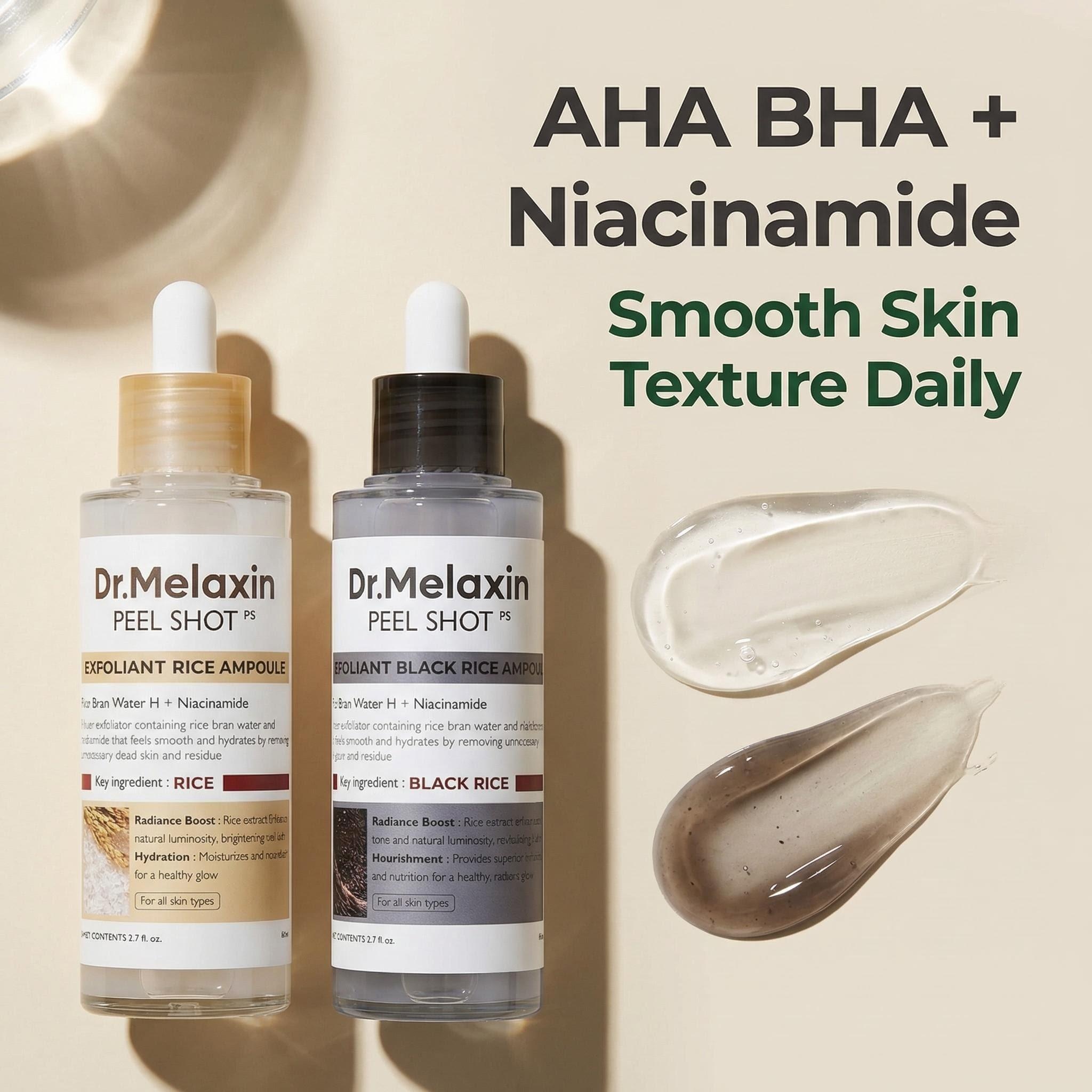 Ampolla Exfoliante de Arroz Ne - Aha Bha Exfoliant reseña y precio